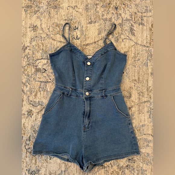 Day + Moon Pants - Day + Moon Denim Romper